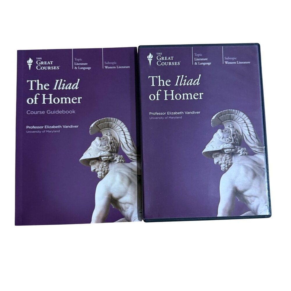 Great Courses The Iliad of Homer DVDs Guidebook Elizabeth Vandiver Literature